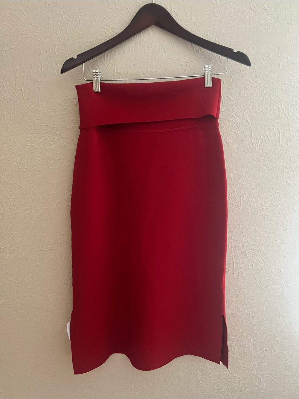 M.M.LaFleur Harlem Skirt – Red – NWT – Women’s Pencil Skirt Size Large